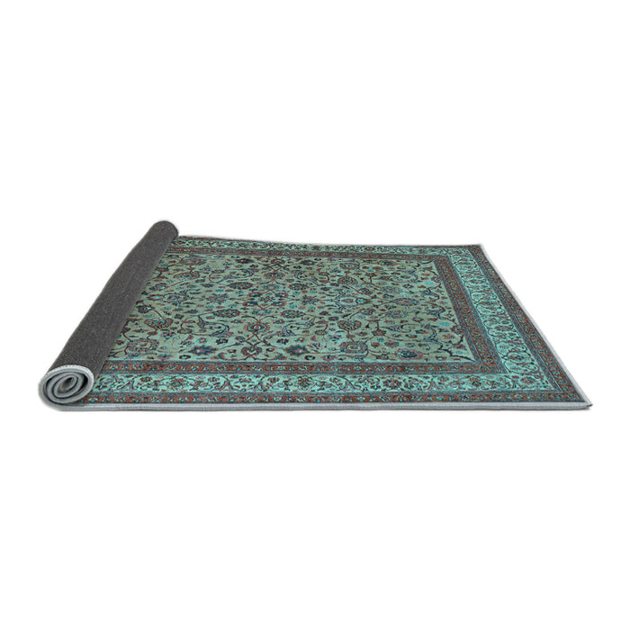 Sideview of Persian Light Blue Traditional Rug, tr69lblu