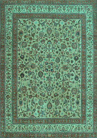 Persian Turquoise Traditional Rug, tr69turq