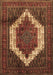 Machine Washable Persian Brown Traditional Rug, wshtr6brn