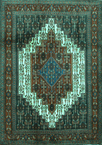Persian Turquoise Traditional Rug, tr6turq