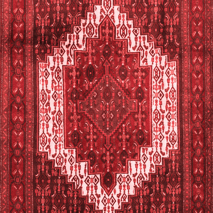 Machine Washable Persian Red Traditional Rug, wshtr6red