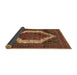 Sideview of Persian Brown Traditional Rug, tr6brn