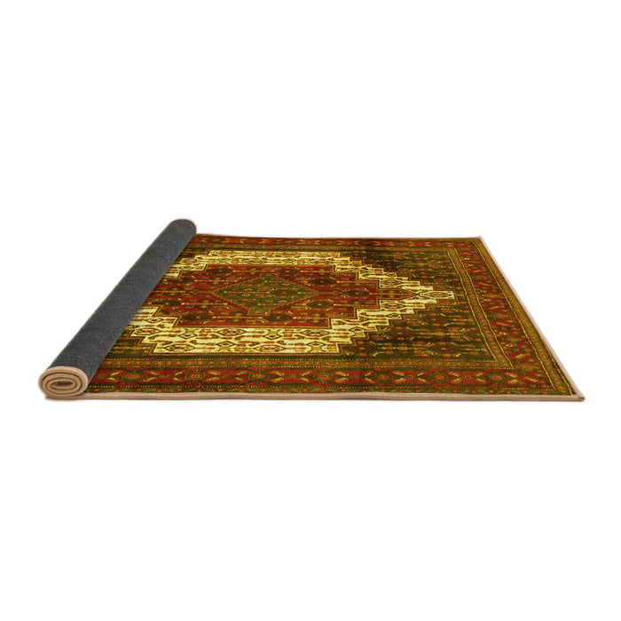 Sideview of Persian Yellow Traditional Rug, tr6yw