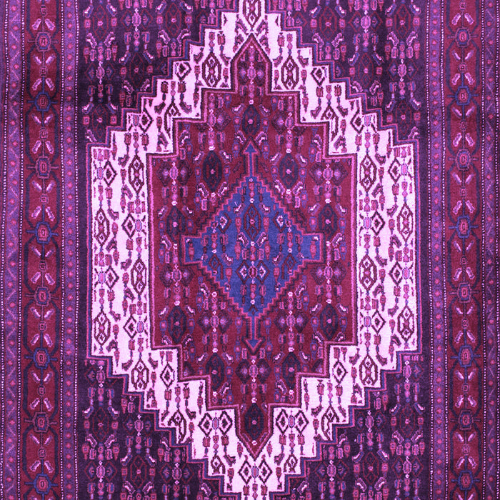 Machine Washable Persian Purple Traditional Area Rugs, wshtr6pur