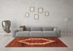 Machine Washable Persian Orange Traditional Area Rugs in a Living Room, wshtr6org