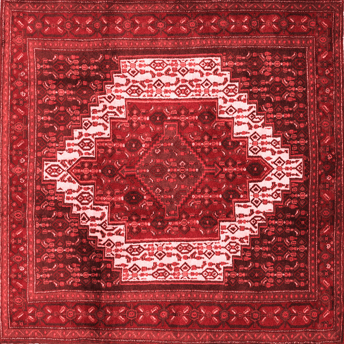 Machine Washable Persian Red Traditional Rug, wshtr6red