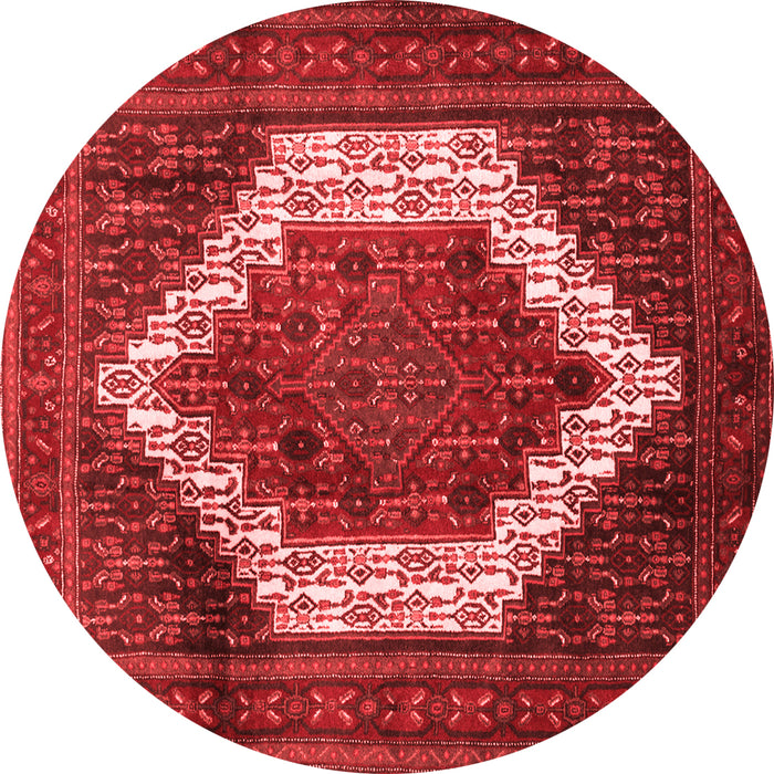 Machine Washable Persian Red Traditional Rug, wshtr6red