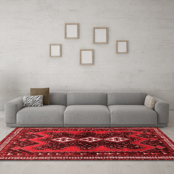 Traditional Red Washable Rugs