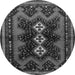 Square Persian Gray Traditional Rug, tr700gry