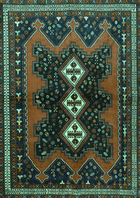 Persian Turquoise Traditional Rug, tr700turq