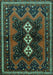 Persian Turquoise Traditional Rug, tr700turq
