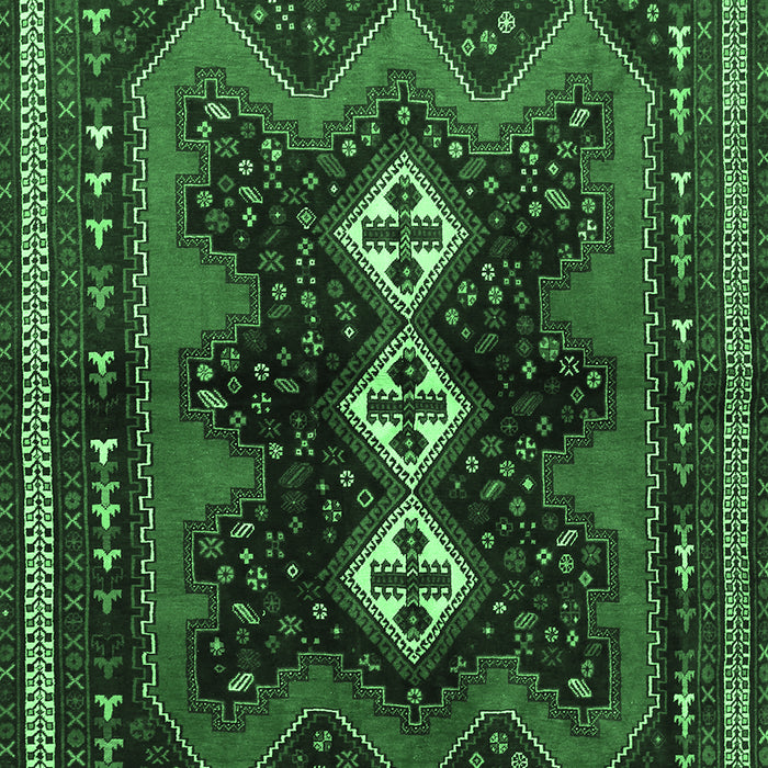 Persian Emerald Green Traditional Rug, tr700emgrn