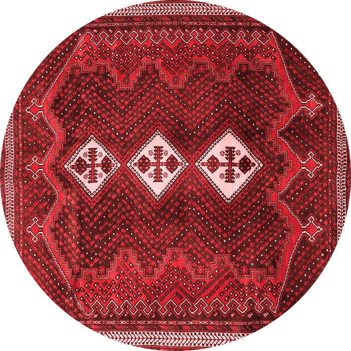 Machine Washable Persian Red Traditional Rug, wshtr701red
