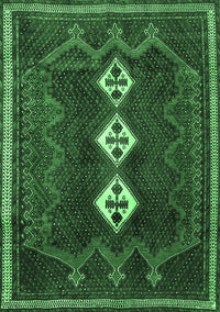 Persian Emerald Green Traditional Rug, tr701emgrn