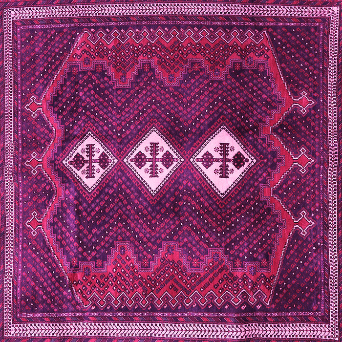 Square Persian Pink Traditional Rug, tr701pnk