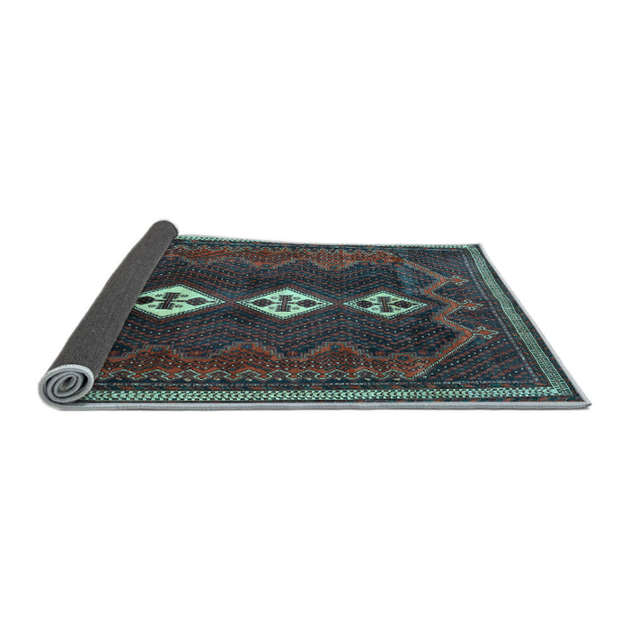 Sideview of Persian Light Blue Traditional Rug, tr701lblu