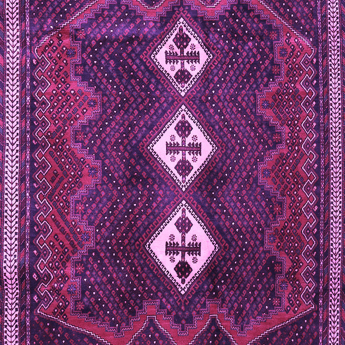 Machine Washable Persian Purple Traditional Area Rugs, wshtr701pur
