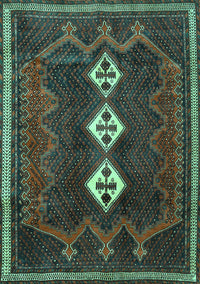 Persian Turquoise Traditional Rug, tr701turq