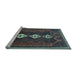 Sideview of Machine Washable Persian Light Blue Traditional Rug, wshtr701lblu