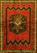Persian Yellow Traditional Rug, tr702yw