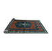 Sideview of Persian Light Blue Traditional Rug, tr702lblu