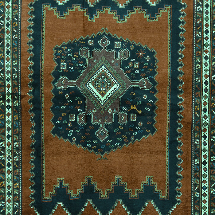 Persian Turquoise Traditional Rug, tr702turq