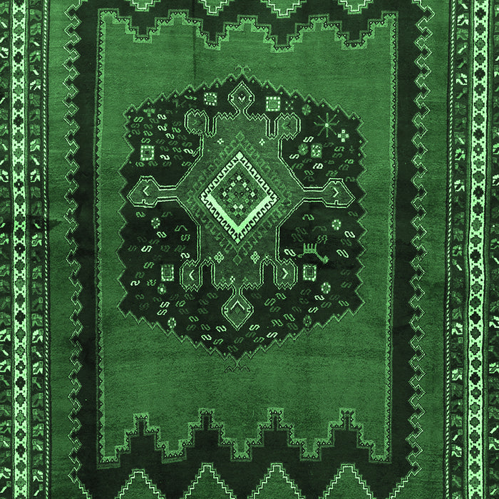 Persian Emerald Green Traditional Rug, tr702emgrn