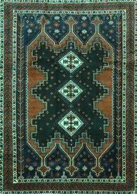 Persian Turquoise Traditional Rug, tr703turq