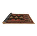 Sideview of Persian Brown Traditional Rug, tr703brn