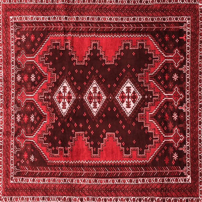 Machine Washable Persian Red Traditional Rug, wshtr703red