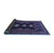 Sideview of Persian Blue Traditional Rug, tr703blu