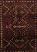 Machine Washable Persian Brown Traditional Rug, wshtr704brn