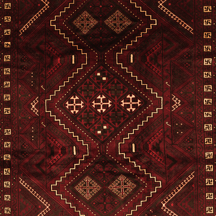 Serging Thickness of Machine Washable Persian Orange Traditional Area Rugs, wshtr704org