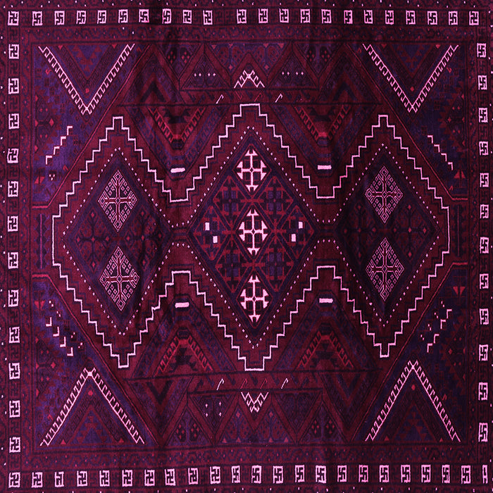 Square Persian Pink Traditional Rug, tr704pnk
