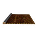 Sideview of Persian Yellow Traditional Rug, tr704yw