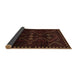 Sideview of Persian Brown Traditional Rug, tr704brn