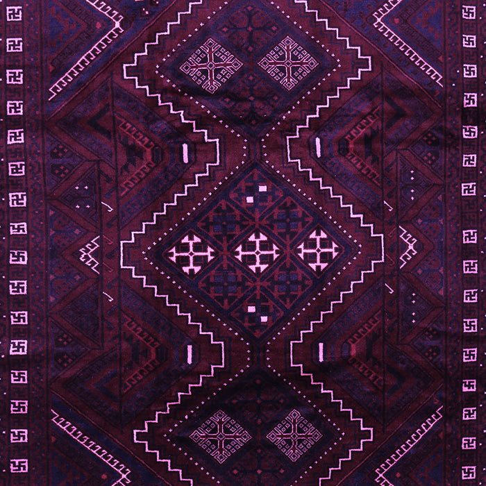 Machine Washable Persian Purple Traditional Area Rugs, wshtr704pur