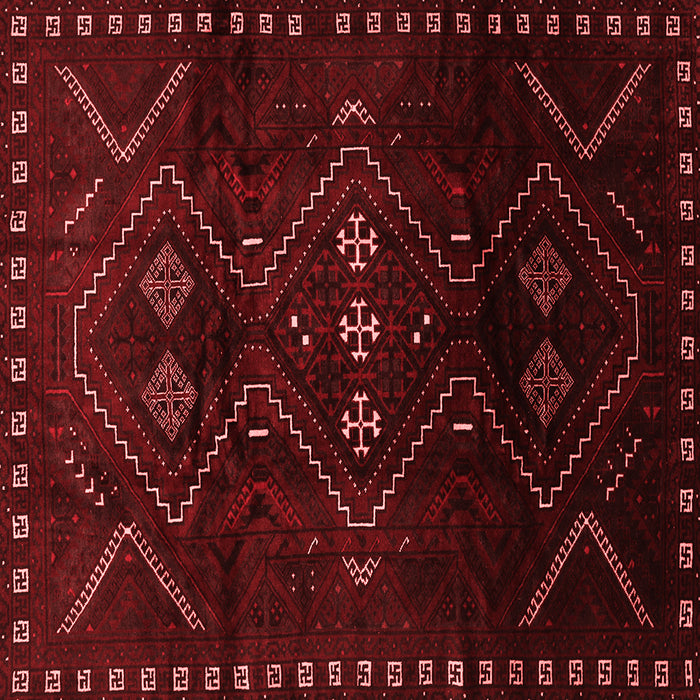 Machine Washable Persian Red Traditional Rug, wshtr704red
