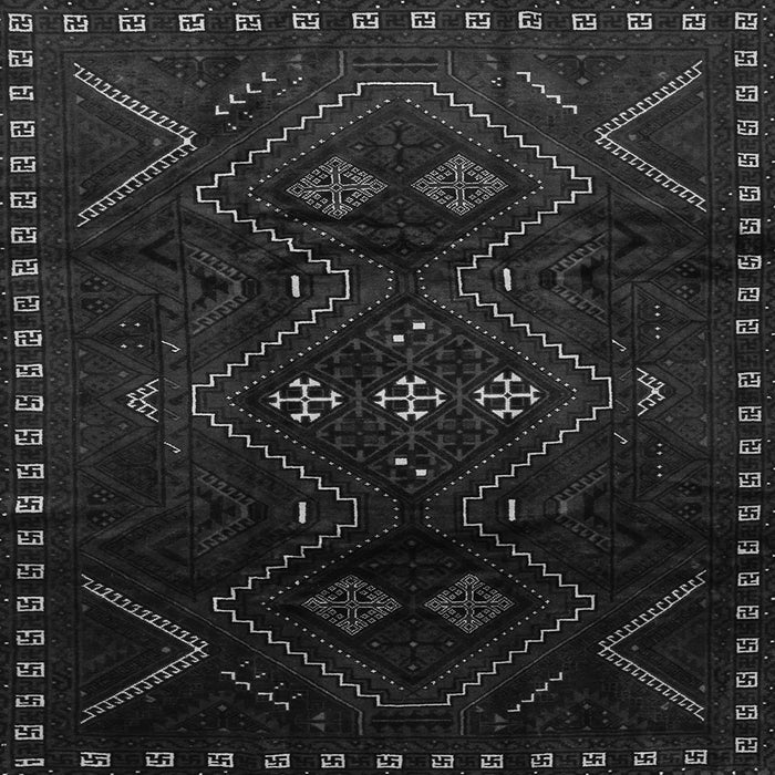 Serging Thickness of Persian Gray Traditional Rug, tr704gry