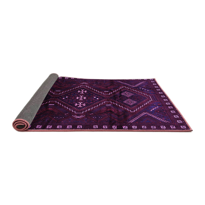 Sideview of Persian Purple Traditional Rug, tr704pur
