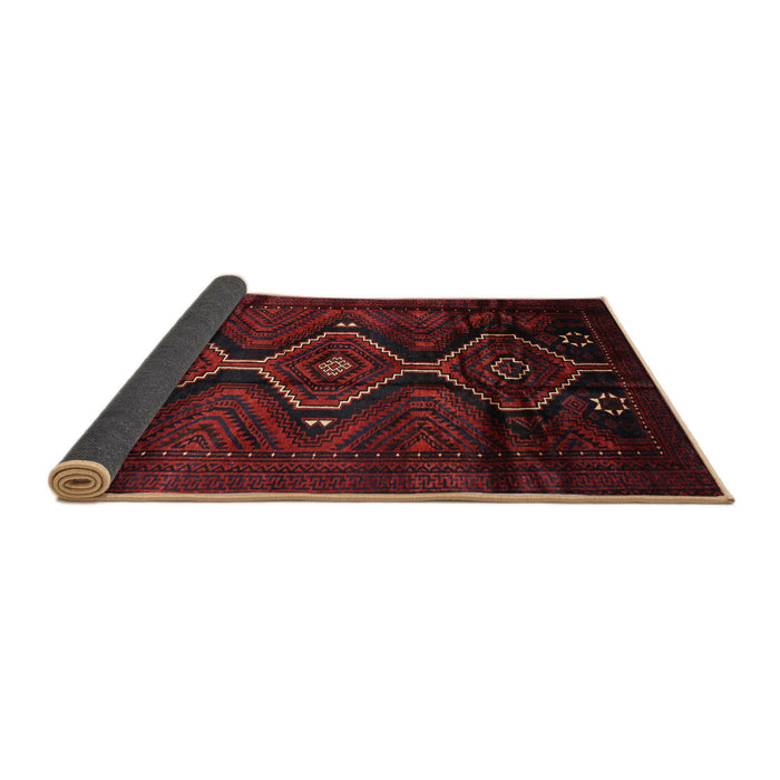 Sideview of Traditional Bakers Brown Persian Rug, tr705