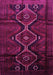 Machine Washable Persian Pink Traditional Rug, wshtr705pnk