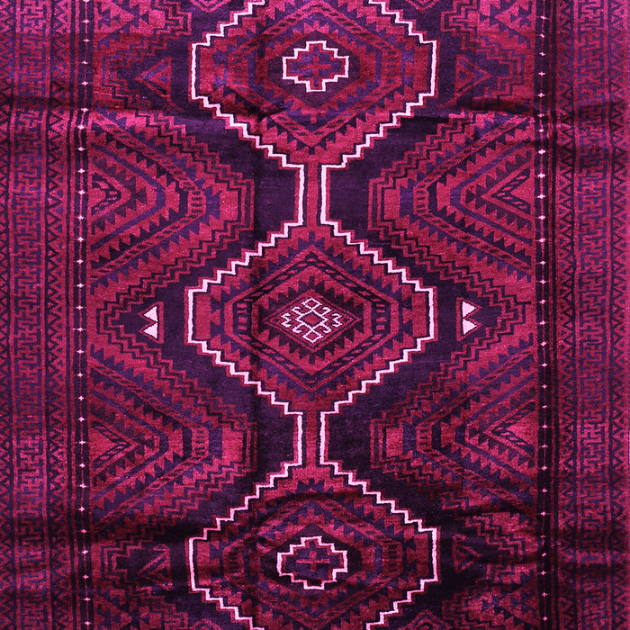 Machine Washable Persian Pink Traditional Rug, wshtr705pnk