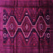 Square Persian Pink Traditional Rug, tr705pnk