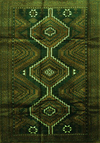 Persian Green Traditional Rug, tr705grn