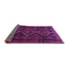 Sideview of Persian Purple Traditional Rug, tr705pur