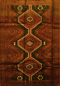 Persian Yellow Traditional Rug, tr705yw