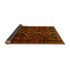Sideview of Persian Yellow Traditional Rug, tr705yw