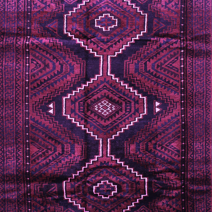 Machine Washable Persian Purple Traditional Area Rugs, wshtr705pur