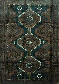 Persian Turquoise Traditional Rug, tr705turq